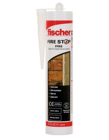 Mastic Silicone Coupe-Feu Fischer Ffrs Blanc 310 Ml